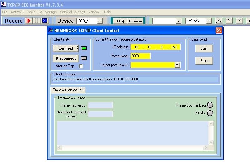 Make Network connection