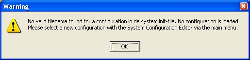 System Init file error